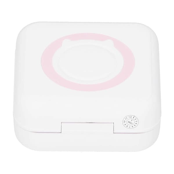 Mini Printer Termisk Bærbar Trådløs Bluetooth Label Forkert Spørgsmål Udskrivning 200dpi Pink