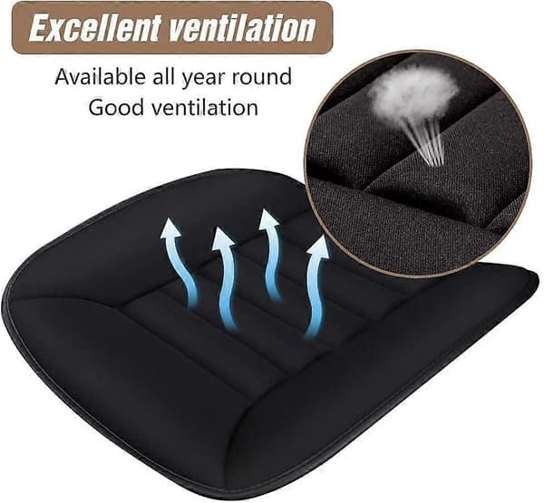 Bilsetepute Komfort Setebeskytter for Bilførersete Kontorstol Hjemmebruk Memory Foam