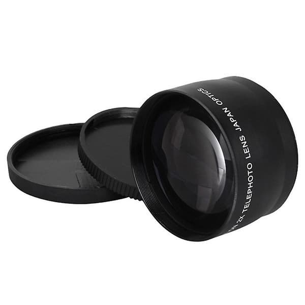 58mm 2x Teleobjektiivi Telekonvertteri 18-55mm:lle