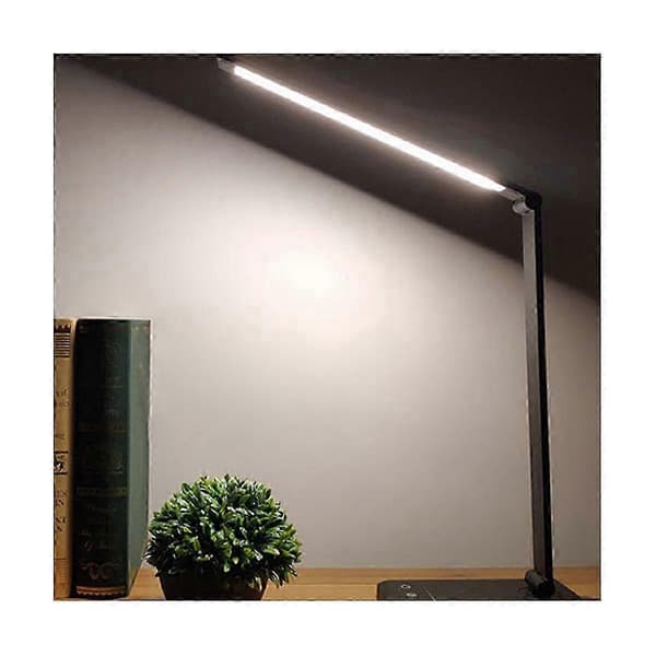 Multifunksjonell LED-skrivebordslampe med USB-ladeport, 5 lysmoduser, 5 lysstyrkenivåer, Sensiti