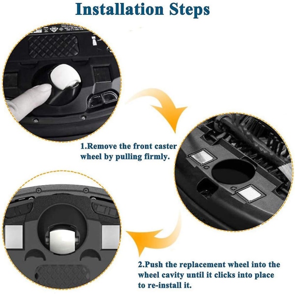 Hjul til iRobot Roomba Serie 500, 600, 700, 800 og 900 Tilbehør