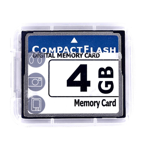 niceEshop(TM) Professionell 4GB Compact Flash-minneskort (Vit & Blå)