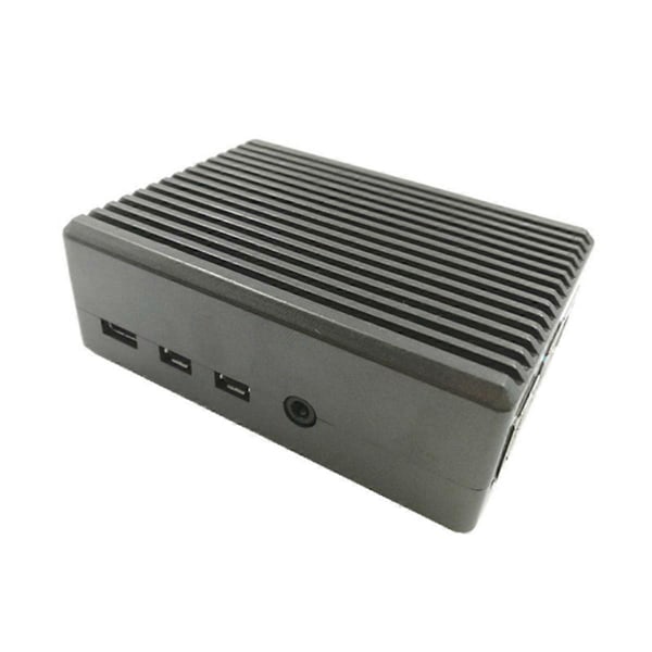 Alumiiniseoskotelo Raspberry Pi 4:lle, metallikuori, harmaa