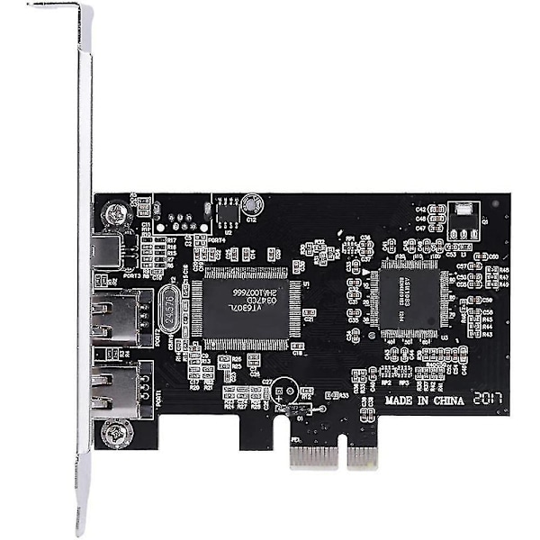 PCI-e PCI Express FireWire-kortti, IEEE 1394 ohjain kortti FireWire-kaapelilla, videolle, äänelle