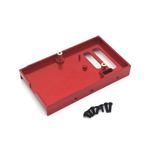 RC Bil Opgradering Front Bin Kredsløbskort Fastgørelsessæde Kit til 1/12 MN99S MN98 RC Bil Opgradering Dele Rød