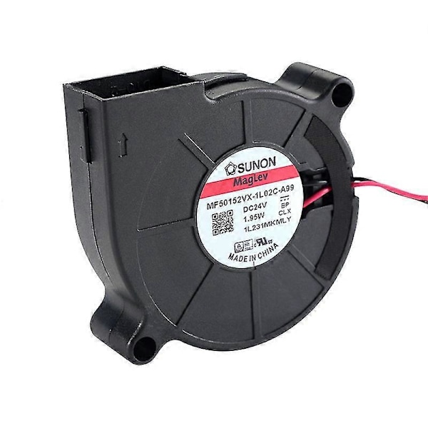 Sunon 5015 24V 0.41A Dubbellagrad Fläkt för 3D-skrivare - Centrifugal DC-fläkt