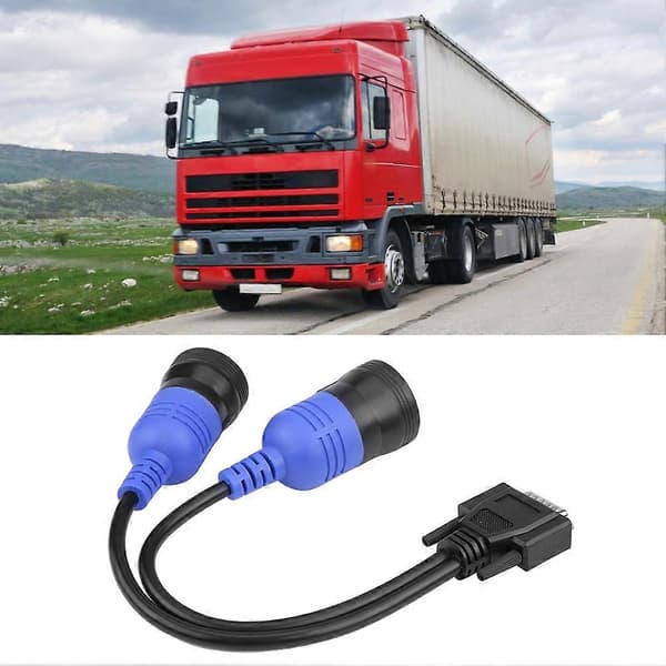Lastbilsdiagnosgränssnitt 6-pin och 9-pin adapter för 125032 USB Link Diesel