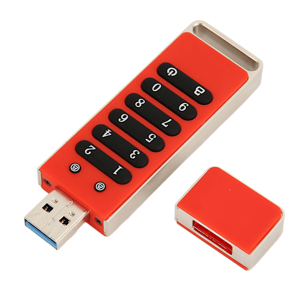 Krypterad USB-enhet Säker Flash-enhet Förhindra dataläckage U Disk Auto Lock USB 3.1 för individuellt skydd Regering 32GB