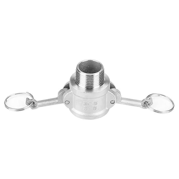 Rustfrit stål DN20 3/4\" B Affaldspumpe Adapter Hun Camlock Fitting med Han Rørgevind