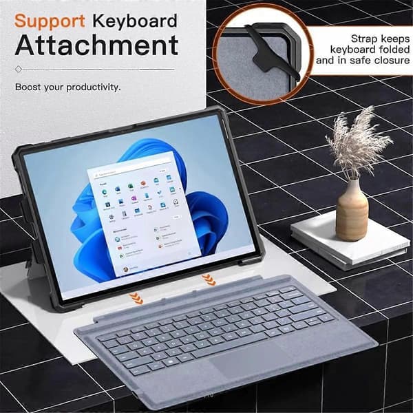 Tablettikotelon kuori Microsoft Surface Pro 7 Plus/Pro 7/Pro 6 -laitteelle, B