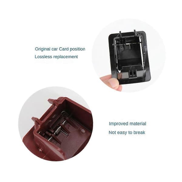Bilsæde Sikkerhedsdæksel til Bagerste Børn ISOFIX Switch til C-Klasse W205 2015-2021 2059200513 (Sort)