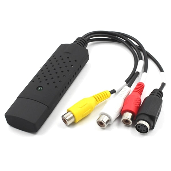 Usb Video Capture Card, Audio Video Converter For Rca Til Usb Konverter Mini Dv Vcr Hi8 Dvd til Digital