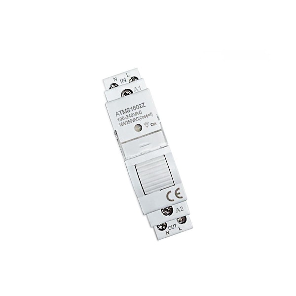 Tuya Smart Life ZigBee 16A Din Rail 1P Switch KWh Meter med energimonitor Timer Support App Fjernbetjening