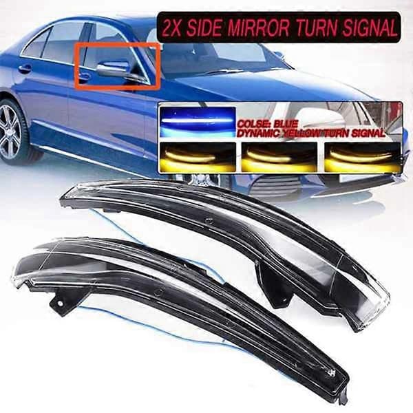 för C-klass W205 E W213 S W222 W217 Dynamisk Blinkers Sekventiell Sidospegel Indikator Li