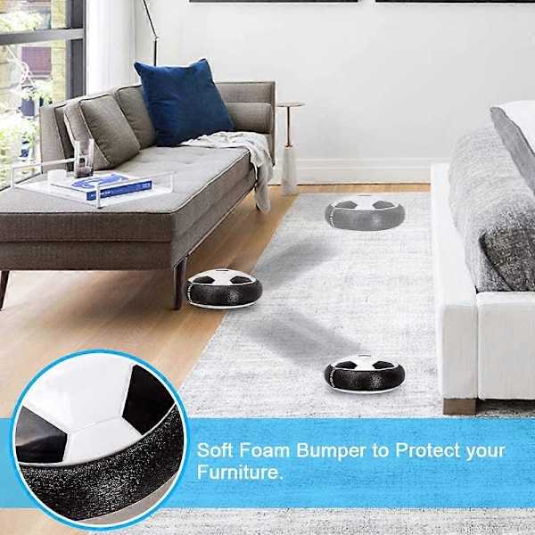 Børne Hover Ball Legetøj 7 Tommer Fodbold med LED Lys og MusikBørne Hover Fodbold-Hover Fodbold+Lys+Musik