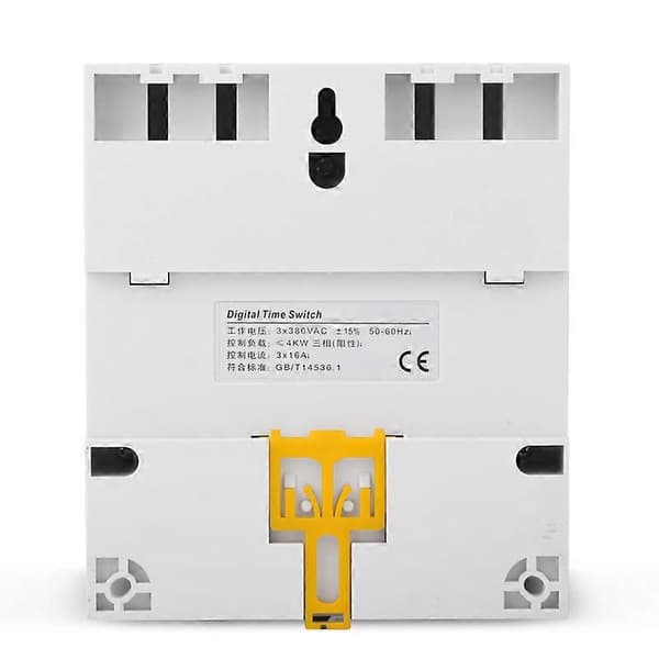 TM-613 Programmerbart Tidsrelé 380V/50-60Hz 16A Ukentlig Relé Strømtimer Bryter Trefase Timer Bryter Smart Digital Klokke