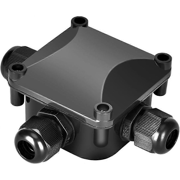 Set med 5 vattentäta kopplingsdosor IP68 230 V Svart