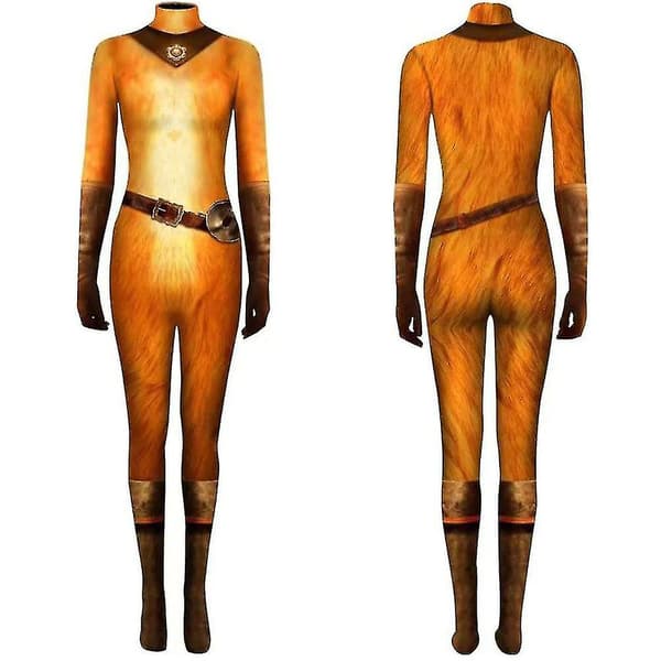 Puss In Boots Jumpsuit för Halloween 150CM