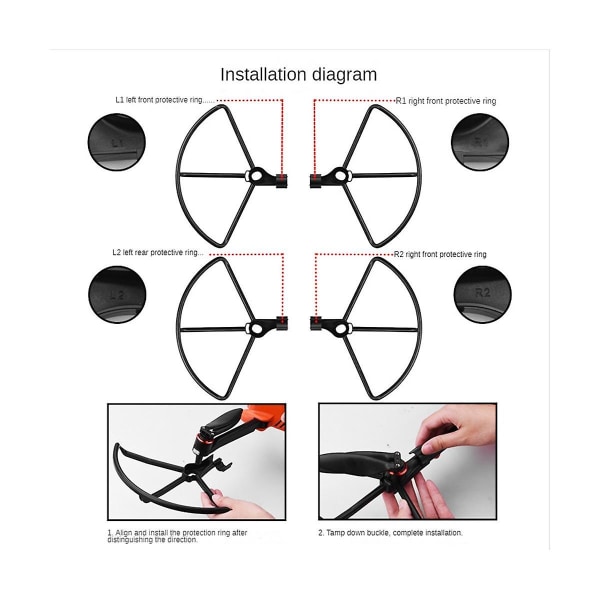 Skyddande Ring för Propellrar till Ii/ Ii Pro - Drönarskydd, Antikollision, Tillbehör
