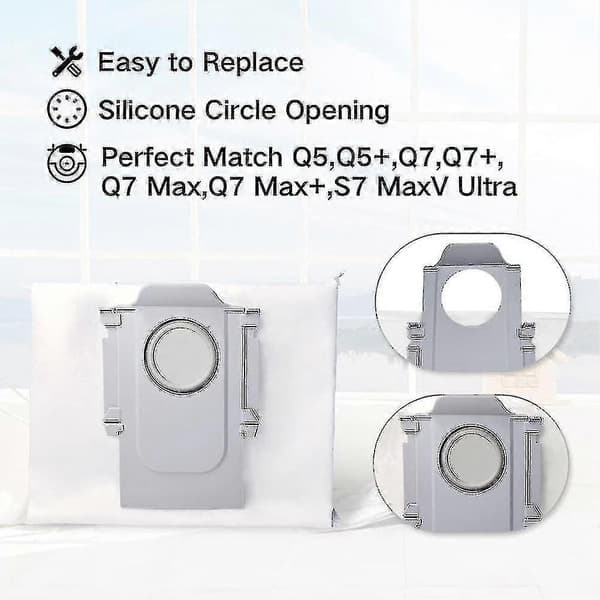 Xiaomi Roborock S7 Maxv Ultra -pölypussi S7 Maxv / S7 Maxv Plus -malleille