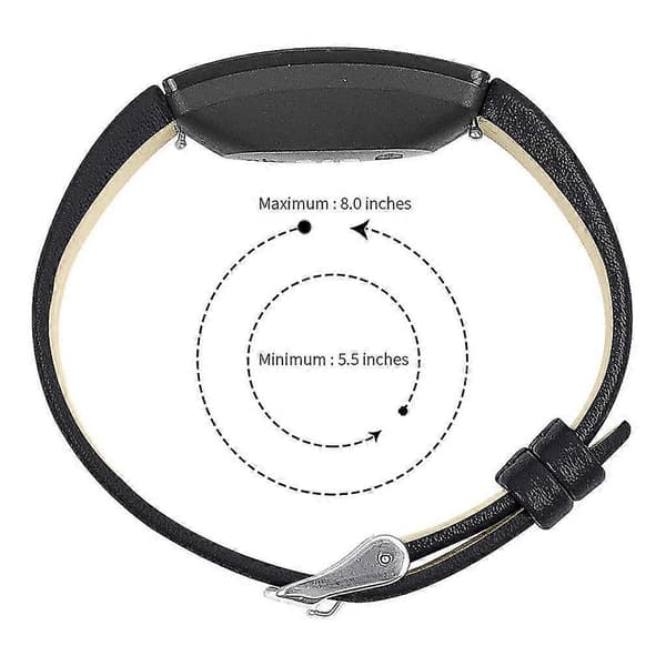 Korvaava nahkainen rannekello ranneke Fitbit Inspire/inspire -kelloon