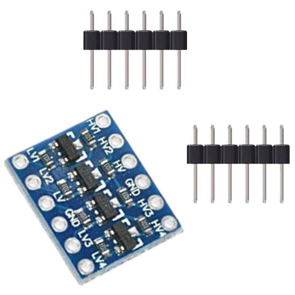 10 stk. 4-kanals Iic I2c niveaukonverter Bi-directional modul 3.3v til 5v Shifter til (pakke med 10)