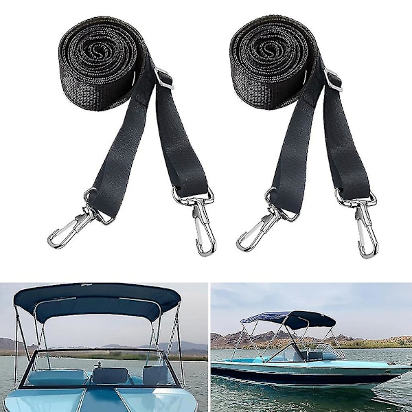 Marine presenningstropper med rustfrit stål snap loop Bimini top hardware
