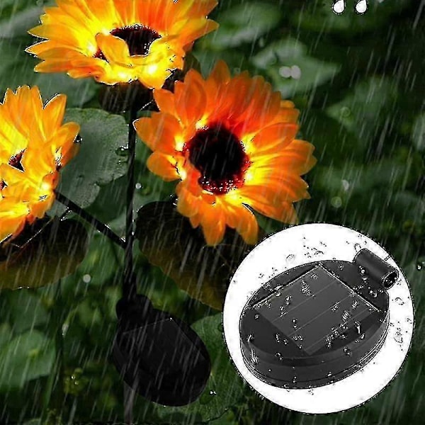 4 Pakkausta Aurinko LED-valon Vaihto Yläosan Paneeli, Aurinkopaneeli Lyhty Kannen Lampun Lisätarvikkeet