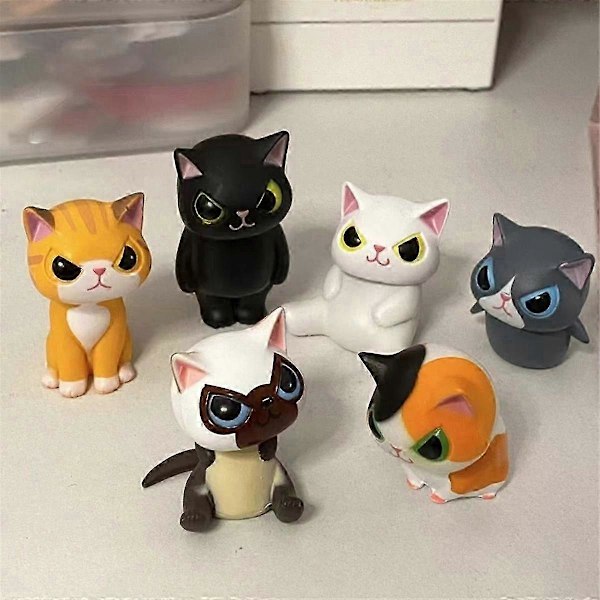 Avtakbar Hatt Dyr Dekorasjon Miniatyr Kattunge Dukke Gave Egnet For Barns Bursdag Skrivebord Rom Hjem Dekorasjon
