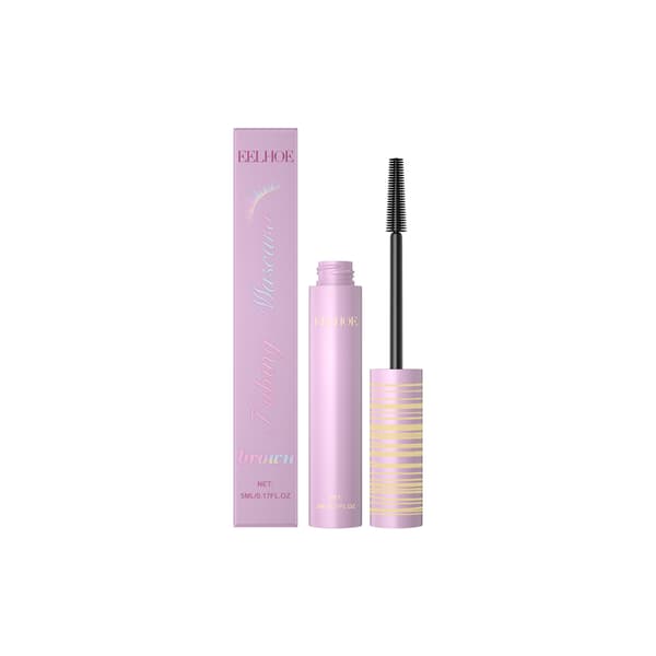 2 stk. EELHOE Brun Mascara - Hverdags lett naturlig setting, langvarig, flekksikker 2Pcs