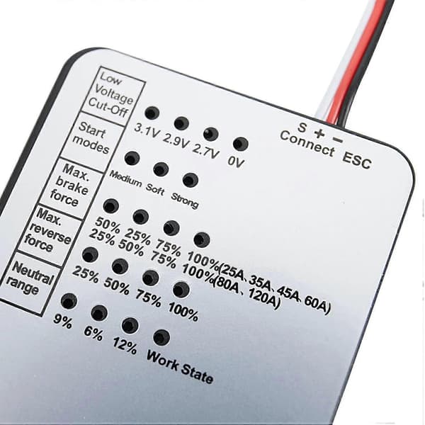 Racerstar LED-kort til 25/35/45/60A ESC Motor Sæt