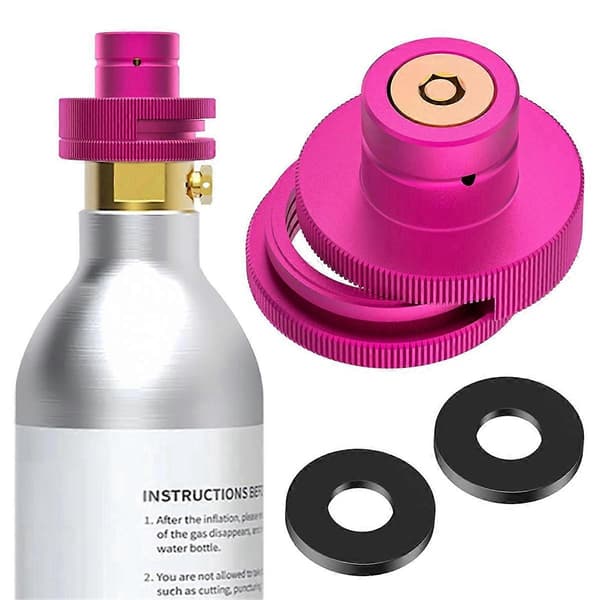 Split CO2 Quick Adapter, CO2 Quick Adapter, Kompatibel med Maskiner med TR21-4 Gevind
