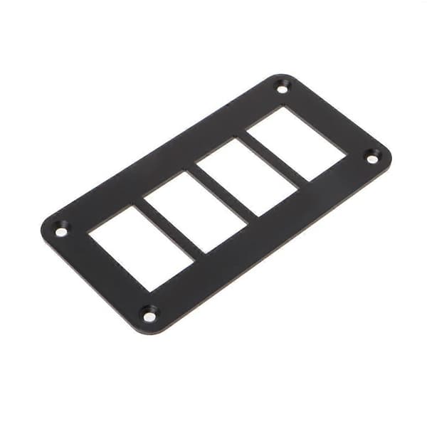 Vippe Rocker Switch Panel Hus Holder 2/3/4/6 Vejs til Marinebåd Autocamper