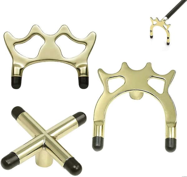 3 stk. Billard Hodebro Cue, Snooker Hodebro Hodehvile, Billard Sklisikker Metallramme Pinner