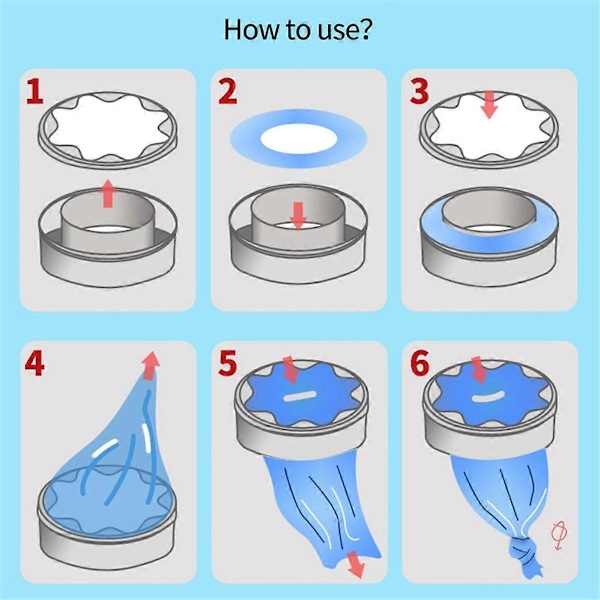 10 stk. Bleaffaldspose Refill-poser Kompatible med Diaper Angelcare Bleaffaldsspande Refills til Safe Havens Stuer