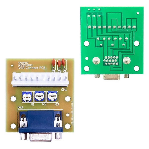 CGA till VGA eller VGA till CGA Adapter CGA/VGA VGA/CGA Arkadskärm Konverterare Videokonverteringskort Skärm