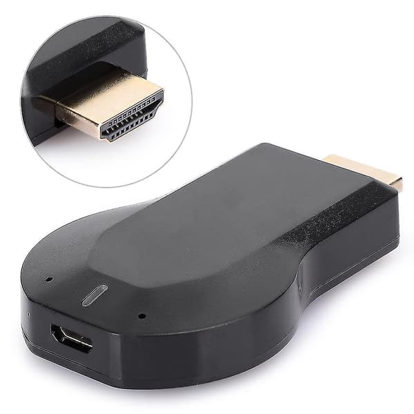 M2 PLUS TV-pinne: HDMI Skjermspeiling & Video Display Adapter for DLNA, Airplay & WiFi Display Mottaker