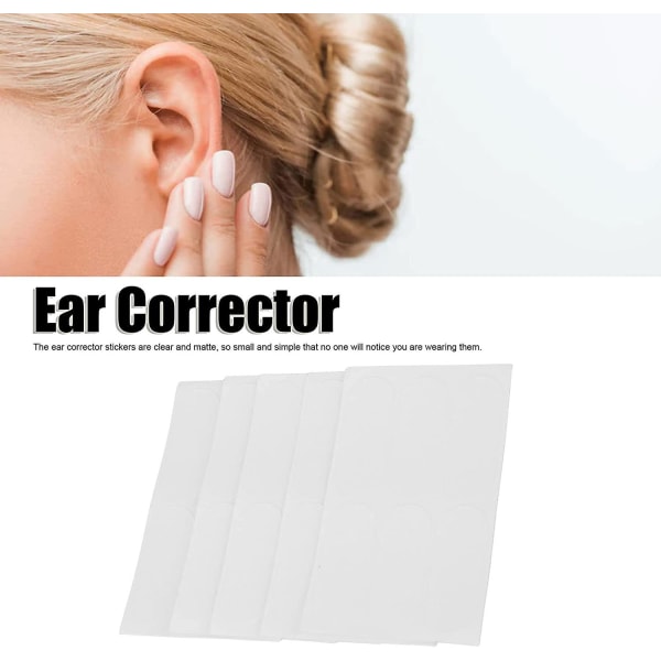 Ørekorrektor, gennemsigtige udstående ørekorrektorer, kompatible silikone øreklistermærker Æstetiske korrekturer, korrigerende øreplejeprodukter Voksne, børn