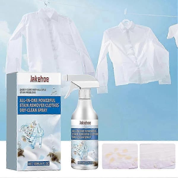 Kraftfuld All-in-one Pletfjerner Tøj Renseri-Spray