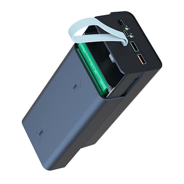 21x18650 Akku Kotelo Hitsausvapaa Power Bank Kotelo T21 Valolla Latauslaatikko Irrotettava Kannettava Di