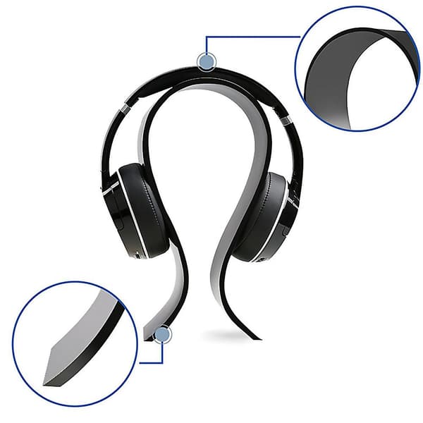 Akryl Hovedtelefon Stand Bracket Gaming Headset Rack Holder
