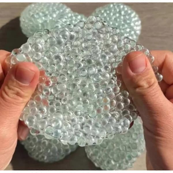 Håndlavede trykaflastningsbolde, Squishy stressaflastende sensorisk legetøj Squeezy bolde A