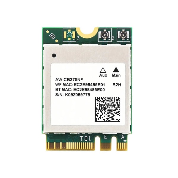 Aw-cb375nf Dual-band Wireless Network Card, 2,4g/5ghz Dual-band Wifi-kort, rtl8822ce-cg Core, bluetoot