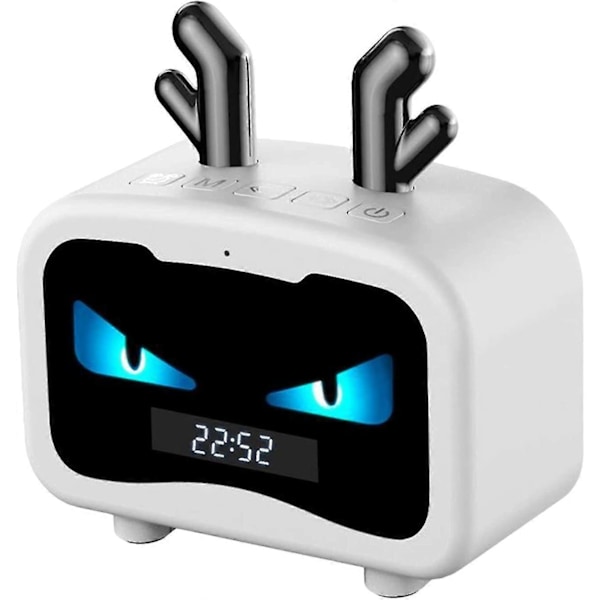 Hi-fi Badrumshögtalare Portabel Bluetooth 5.0 Högtalare Med Laddningskabel, inbyggt Batteri - Vit Drake