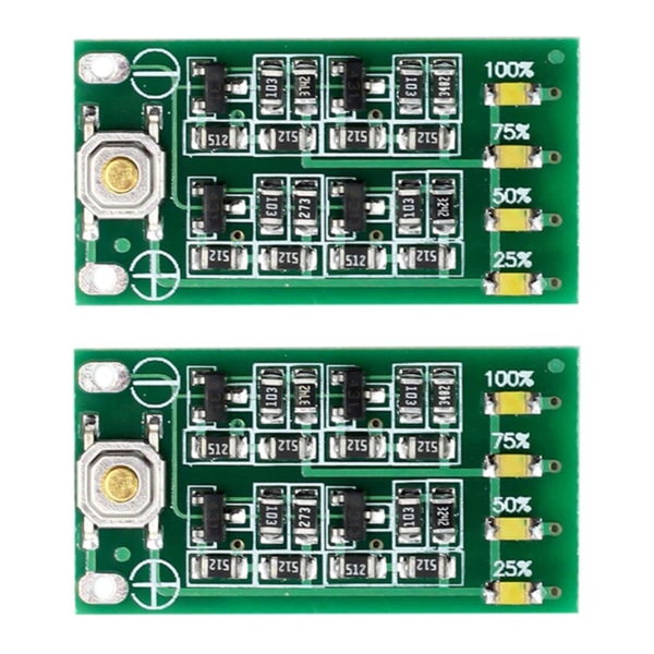 2x 3s 11.1v 12v 12.6v Litium-akku Kapasiteetti-ilmaisinmoduuli Lipo Li-ion Virtatason Näyttö Boa