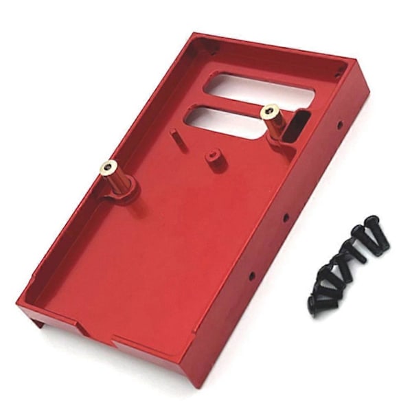 RC Bil Opgradering Front Bin Kredsløbskort Fastgørelsessæde Kit til 1/12 MN99S MN98 RC Bil Opgradering Dele Rød