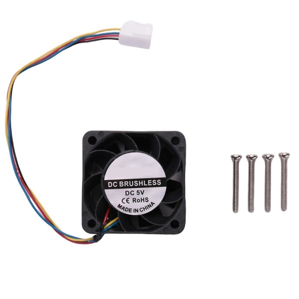 til Jetson Nano Cooling Fan 5V, 4PIN Reverse-proof, PWM hastighedsjustering, stærk køleluft