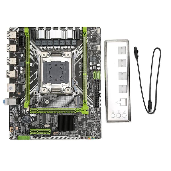 X79D 2.0 Datormoderkort LGA2011 M.2 NVM Micro ATX Gaming Moderkort med Dual Channel DDR3 för Xeon E5