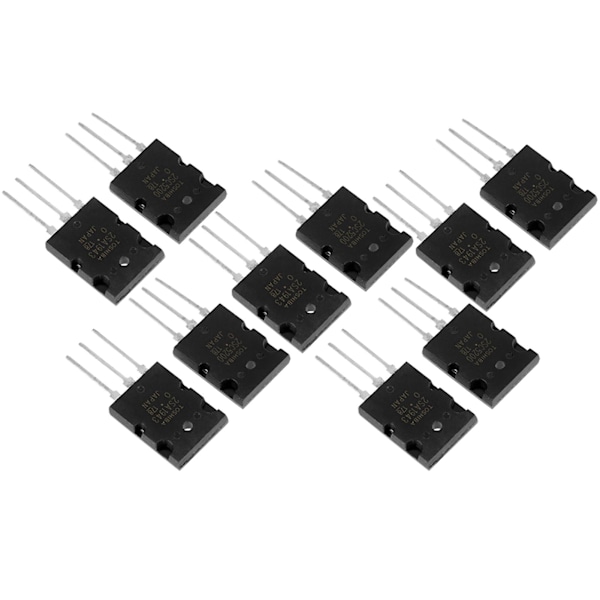 Højeffekt Matched o Transistor - 5 Par Sorte 2SA1943 2SC5200