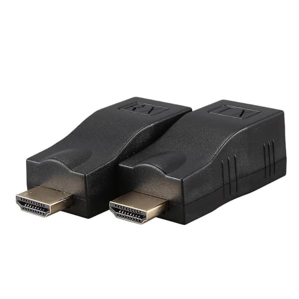 4K 3D HDMI-kompatibel 1.4 30M Extender til RJ45 Over Cat 5e/6 Netværk LAN Ethernet Adapter